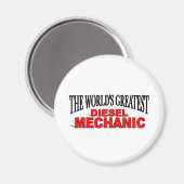 Der größte Dieselmechanismus der Welt Magnet (Vorderseite/Rückseite)