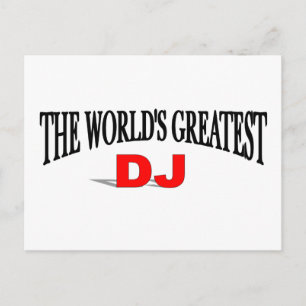 Der größte DJ der Welt Postkarte