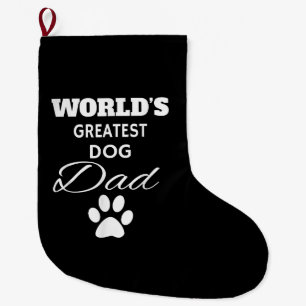 Der größte DOG Vater T Shirt der Welt, Liebe mein  Großer Weihnachtsstrumpf