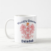 Der größte Dziadek-Adler der Welt Kaffeetasse (Links)