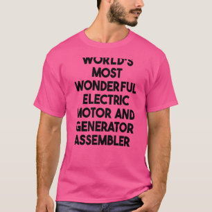 Der größte elektrische Motor und Generator T-Shirt