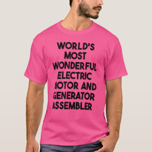 Der größte elektrische Motor und Generator T-Shirt