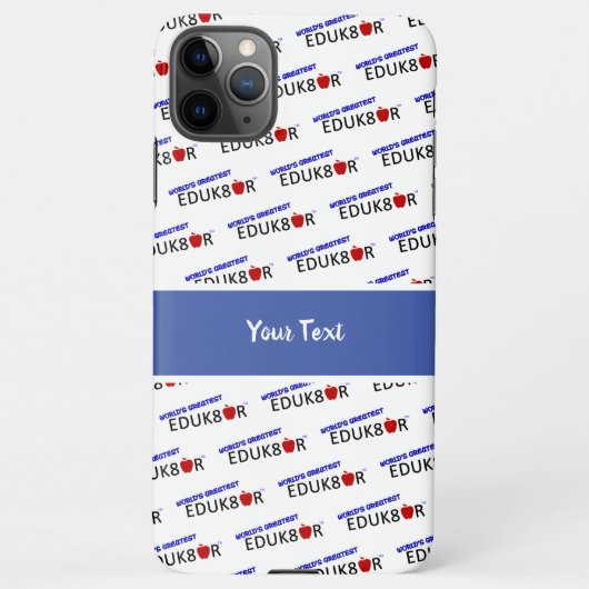 Der größte Erzieher der Welt iPhone Hülle (Rückseite)