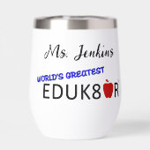 Der größte Erzieher der Welt weiß (Rückseite)