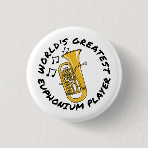 Der größte Euphonium-Spieler der Welt, Messingmusi Button