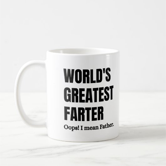 Der größte Farmer der Welt Kaffeetasse (Links)