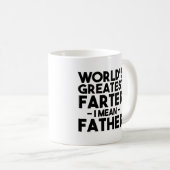 Der größte Farter der Welt, den ich Gemeine Vater, Kaffeetasse (VorderseiteRechts)