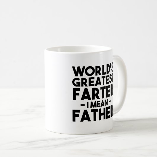 Der größte Farter der Welt, den ich Gemeine Vater, Kaffeetasse (VorderseiteRechts)
