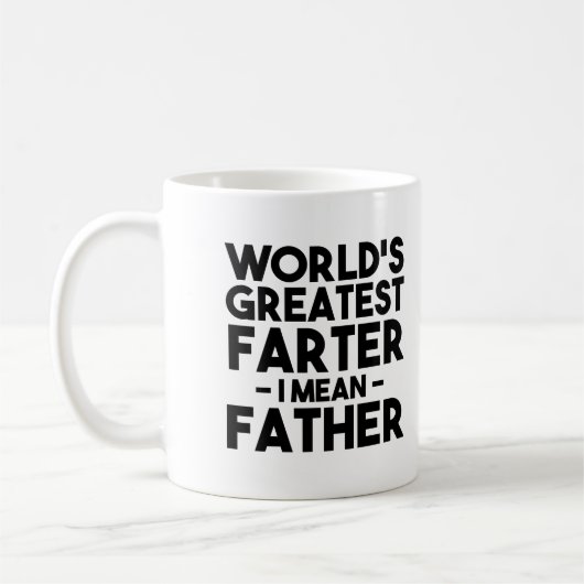 Der größte Farter der Welt, den ich Gemeine Vater, Kaffeetasse (Links)