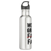 DER GRÖSSTE FARTER DER WELT - VATER - VATER - VATE EDELSTAHLFLASCHE (Vorderseite)