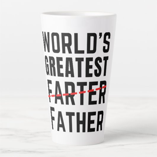 DER GRÖSSTE FARTER DER WELT - VATER - VATER - VATE MILCHTASSE (Vorderseite)