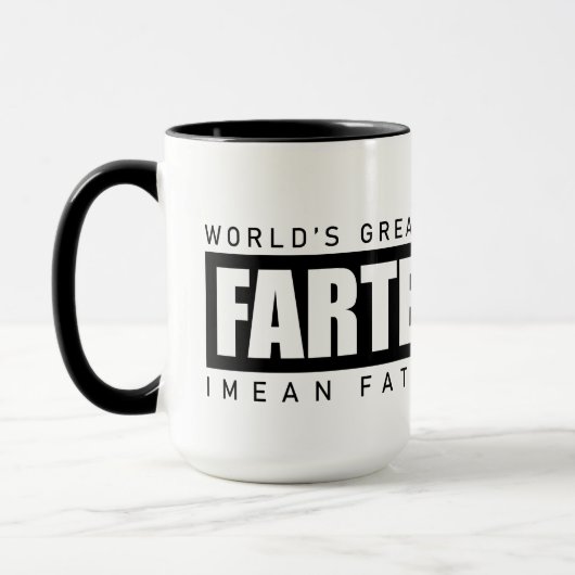 Der größte Farter-Vater der Welt fügt ein Monogram Tasse (Links)