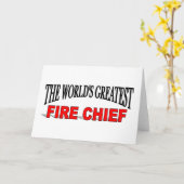 Der größte Feuerwehrchef der Welt Karte (Gelbe Blume)