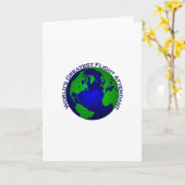 Der größte Flugbegleiter der Welt Karte (Gelbe Blume)