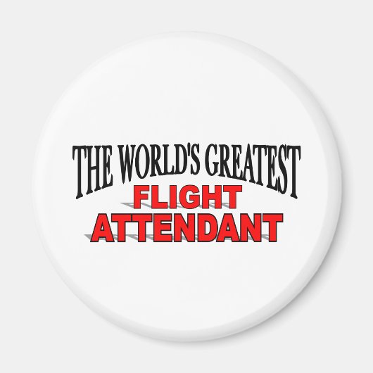Der größte Flugbegleiter der Welt Magnet (Vorne)