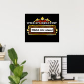 Der größte Flugbegleiter der Welt Poster (Heimbüro)