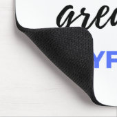 Der größte Freund der Welt, Schwarz Mousepad (Ecke)
