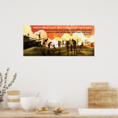 Der größte Frieden Poster (Küche)