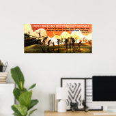Der größte Frieden Poster (Heimbüro)