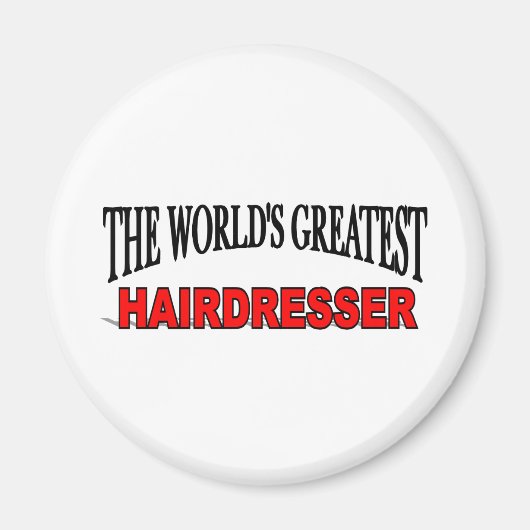 Der größte Friseur der Welt Magnet (Vorne)