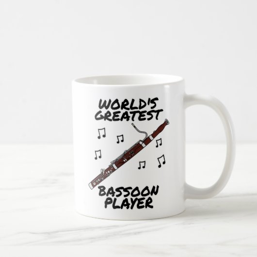 Der größte Funny des Bassoon Player-Bassoonisten d Kaffeetasse (Rechts)