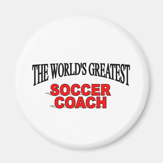 Der größte Fußballtrainer der Welt Magnet (Vorne)
