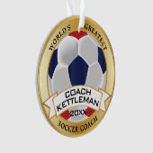 Der größte Fußballtrainer der Welt: rot, weiß, bla Ornament (Vorderseite)