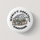 Der größte Gärtner der Welt, der Gärtnerwitz Button (Vorderseite)