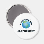 Der größte Geophysiker der Welt Magnet (Vorderseite/Rückseite)