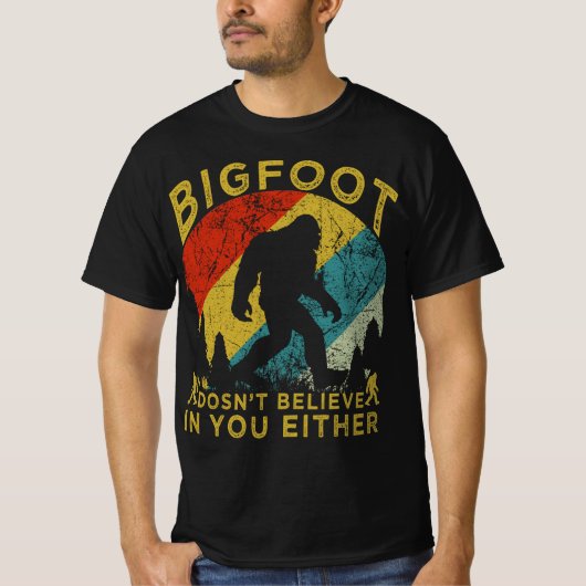 Der größte glaubt entweder an dich T-Shirt (Vorderseite)