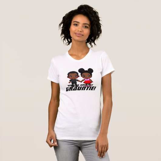 Der größte Grauntie Niedlich Boy & Girl der Welt T-Shirt (Vorne ganz)