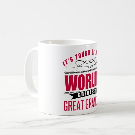 Der größte Großvater der Welt Kaffeetasse (Vorderseite Links)