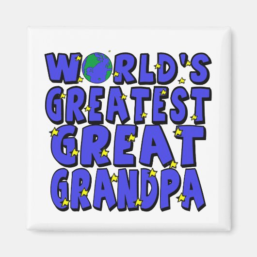 Der größte Großvater der Welt Magnet (Vorne)
