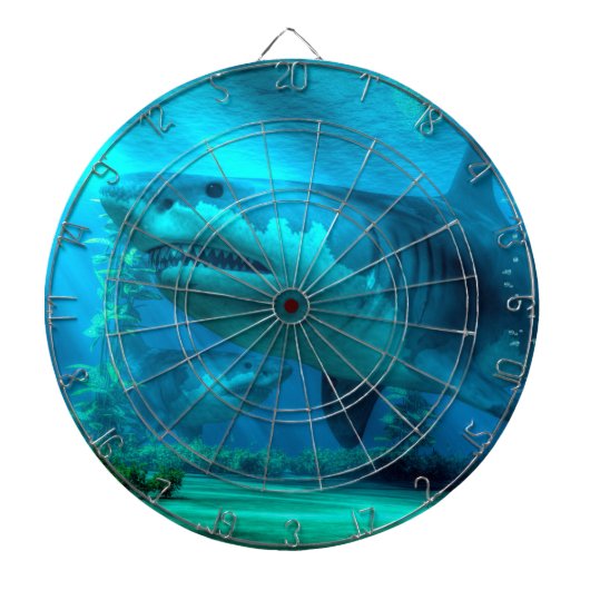 Der größte Haifisch Dartscheibe (vorne)