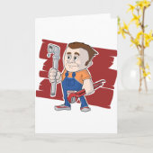 Der größte Handyman der Welt Karte (Gelbe Blume)