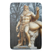 Der größte Held aller Zeiten – Herkules in Gold Badematte (Vorderseite Vertikal)