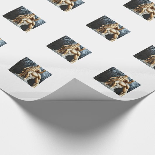 Der größte Held aller Zeiten – Herkules in Gold Geschenkpapier (Ecke)