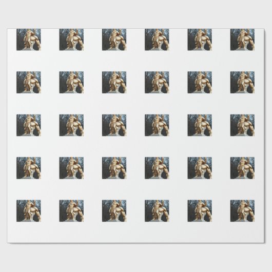 Der größte Held aller Zeiten – Herkules in Gold Geschenkpapier (Flach)