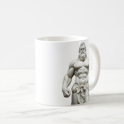 Der größte Held aller Zeiten – Herkules in Gold Kaffeetasse (VorderseiteRechts)