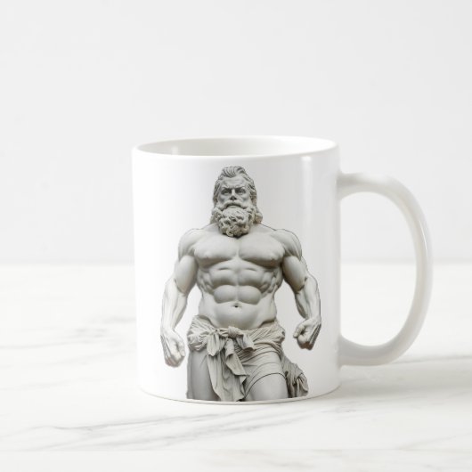 Der größte Held aller Zeiten – Herkules in Gold Kaffeetasse (Rechts)