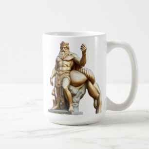 Der größte Held aller Zeiten – Herkules in Gold Kaffeetasse