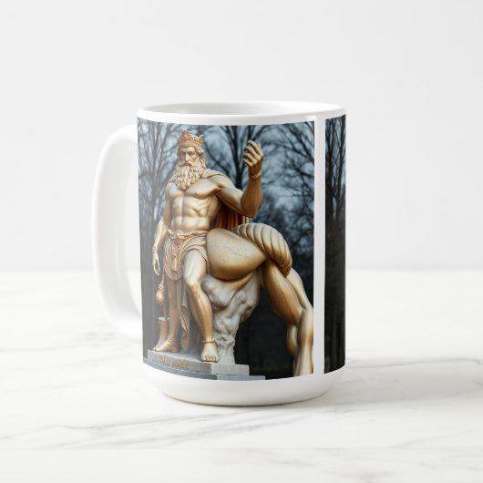 Der größte Held aller Zeiten – Herkules in Gold Kaffeetasse (Vorderseite Links)