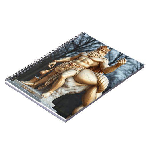 Der größte Held aller Zeiten – Herkules in Gold Notizblock (Linke Seite)