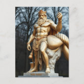 Der größte Held aller Zeiten – Herkules in Gold Postkarte (Vorderseite)