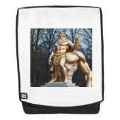Der größte Held aller Zeiten – Herkules in Gold Rucksack (Vorderseite)