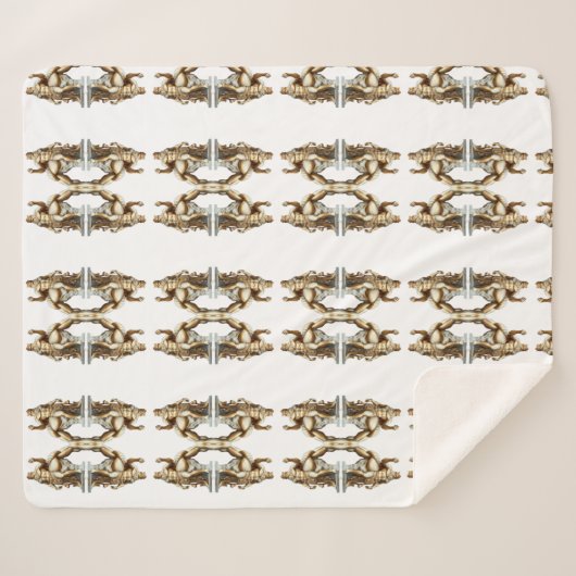 Der größte Held aller Zeiten – Herkules in Gold Sherpadecke (Vorderseite (Horizontal))