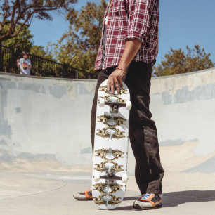 Der größte Held aller Zeiten – Herkules in Gold Skateboard