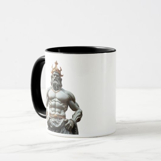 Der größte Held aller Zeiten – Herkules in Gold Tasse (Vorderseite Links)