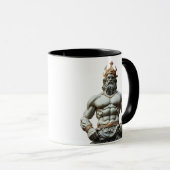 Der größte Held aller Zeiten – Herkules in Gold Tasse (VorderseiteRechts)