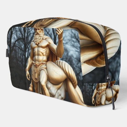 Der größte Held aller Zeiten – Herkules in Gold Waschbeutel (Rechte Ecke)
